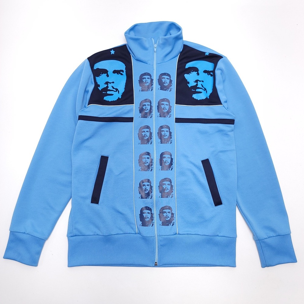 Che‎ Guevara Sweatshirt Jacket Full Zip Track Top Blue  Men's M Underground READ